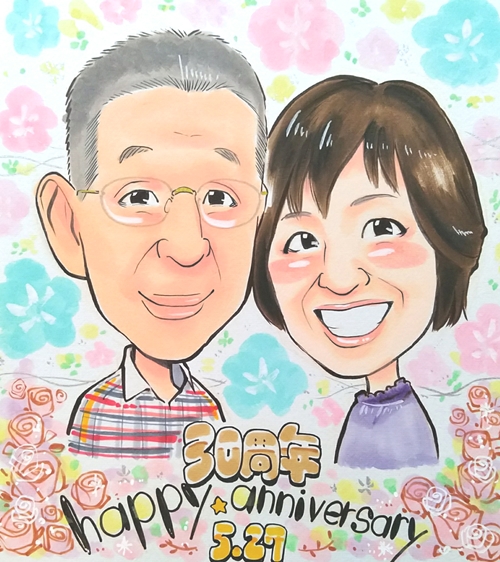 お客様の声（ぴのきち） | 似顔絵オレンジスマイル